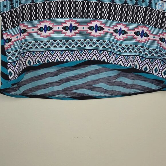 Dots Geometric Hi-Lo Shirt Size Large - Picture 5 of 11